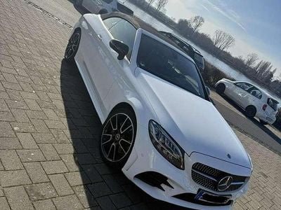 Gebraucht Mercedes C200 AMG 184 PS (135 kW) 2021 Weiß Cabrio