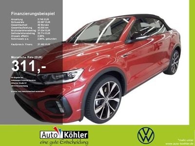 Gebraucht VW T-Roc Cabriolet R-line 150 PS (110 kW) 2025 Kings red metallic Cabrio