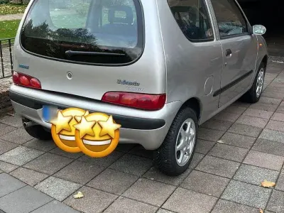 Gebraucht Fiat Seicento 58 PS (42 kW) 1999 Silber Kleinwagen