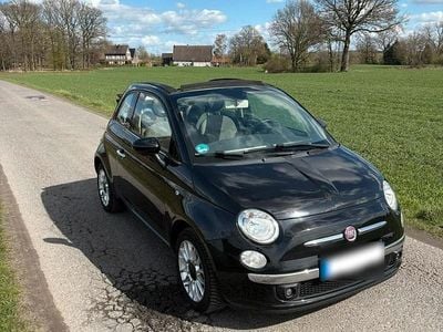 Usata Fiat 500C 69 CV (50 kW) 2012 Nero Cabrio