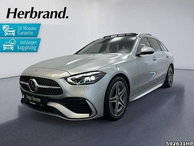 Gebraucht Mercedes C220 AMG 200 PS (147 kW) 2023 Metalliclack hightechsilber Kombi