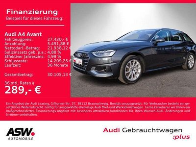 Gebraucht Audi A4 Advanced Plus 204 PS (150 kW) 2023 Manhattangrau metallic Kombi