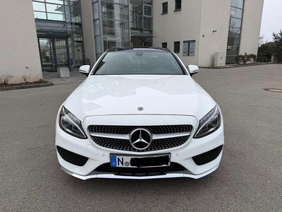 Gebraucht Mercedes C180 AMG line 156 PS (114 kW) 2017 Weiß Coupé