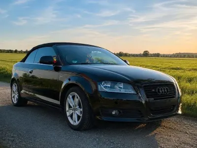 Gebraucht Audi A3 Cabriolet S-Line 160 PS (117 kW) 2008 Schwarz Cabrio