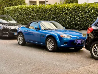 Gebraucht Mazda MX5 Energy 126 PS (92 kW) 2006 Blau Cabrio