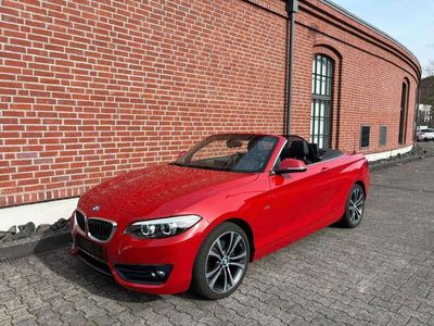 gebraucht BMW 225 d Cabrio Sport Line AHK Navi Prof.