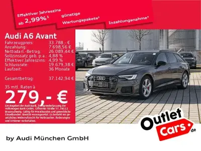 Usata Audi A6 S-Line 367 CV (269 kW) 2022 Grigio Station wagon