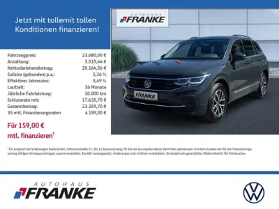 Gebraucht VW Tiguan Life 150 PS (110 kW) 2023 Uranograu SUV