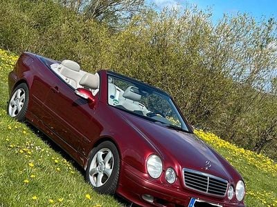 Second-hand Mercedes CLK230 197 CP (144 kW) 2000 Roșu Cabrio