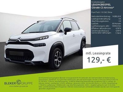 Gebraucht Citroën C3 Aircross Shine 110 PS (80 kW) 2023 Weiß SUV