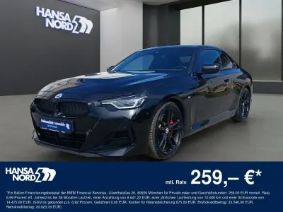 Gebraucht BMW 220 M Sport 190 PS (139 kW) 2022 Schwarz / saphirschwarz (metallic) Coupé