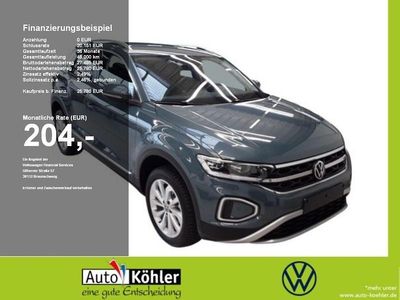 Gebraucht VW T-Roc Style 116 PS (85 kW) 2024 Petroleum blue SUV