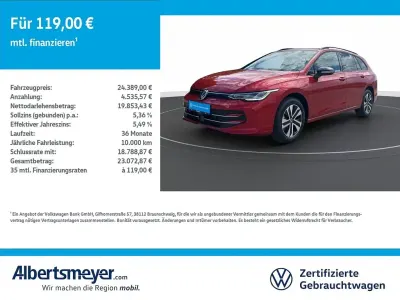 Gebraucht VW Golf VIII 116 PS (85 kW) 2025 Rot Kombi