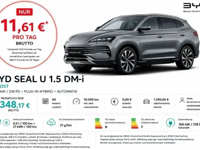 Neu BYD Seal U Boost 218 PS (160 kW) 2026 Grau SUV
