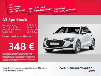 Gebraucht Audi A3 Ambiente 150 PS (110 kW) 2025 Gletscherweiß metallic Limousine