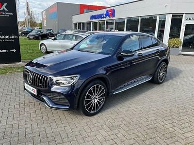 Second-hand Mercedes GLC300 AMG line 245 CP (180 kW) 2020 Albastru Coupe