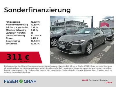 Gebraucht Audi A5 Business 204 PS (150 kW) 2025 Chronosgrau metallic Kombi