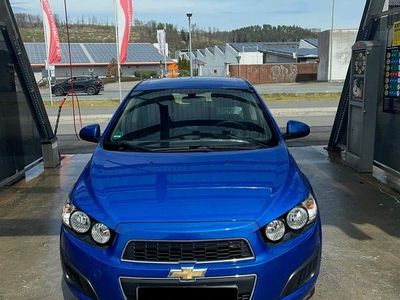 Gebraucht Chevrolet Aveo 101 PS (74 kW) 2011 Blau Kleinwagen