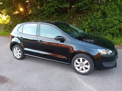Gebraucht VW Polo Trendline 60 PS (44 kW) 2011 Schwarz Kleinwagen