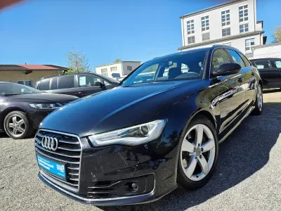 Second-hand Audi A6 Ambiente 218 CP (160 kW) 2015 Negru Break