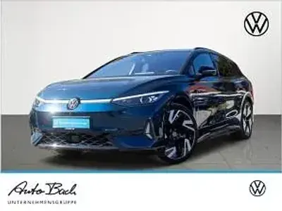 Gebraucht VW ID.7 250 kW (340 PS) 2025 Blau (aquamarinblau metallic/schwarz) Kombi