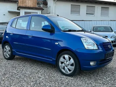 Gebraucht Kia Picanto EX 65 PS (47 kW) 2007 Blau Kleinwagen