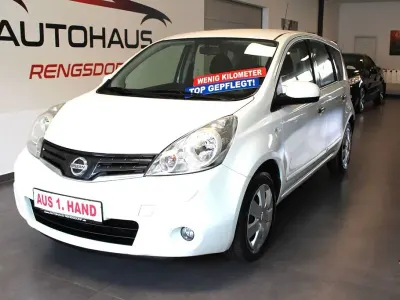 Gebraucht Nissan Note Acenta 88 PS (64 kW) 2012 Weiß Kleinwagen