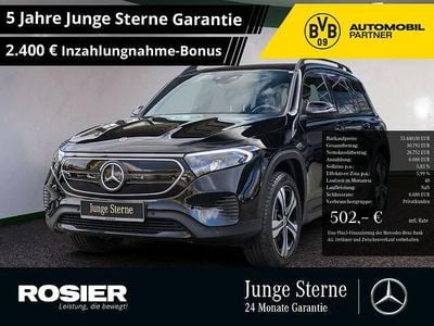 Gebraucht Mercedes EQB250 Progressive 139 kW (190 PS) 2023 Schwarz / nachtschwarz SUV