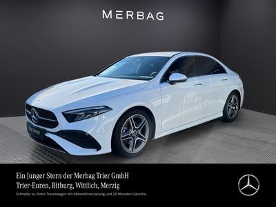 Gebraucht Mercedes A180 Advanced 136 PS (100 kW) 2024 Unilack polarweiß Limousine