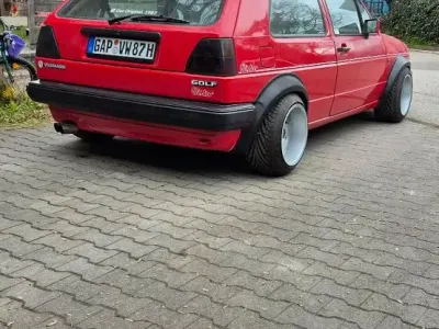 Brugt VW Golf II 55 HK (40 kW) 1987 Rød Hatchback