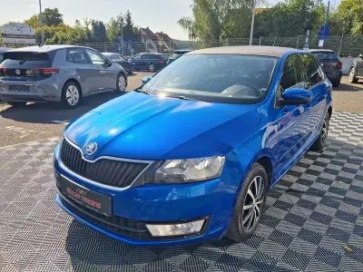 Gebraucht Skoda Rapid Ambition 86 PS (63 kW) 2013 Blau Kleinwagen