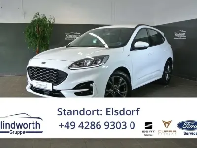 Gebraucht Ford Kuga ST-Line 120 PS (88 kW) 2022 Frost weiß SUV