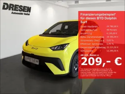 Neu BYD Dolphin Surf Boost 64 kW (88 PS) 2026 Gelb Kleinwagen