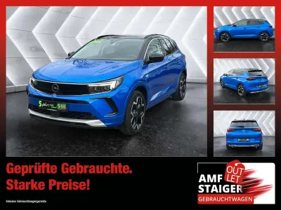 Gebraucht Opel Grandland X Elegance 131 PS (96 kW) 2023 Blau/metallic lackierung drei SUV