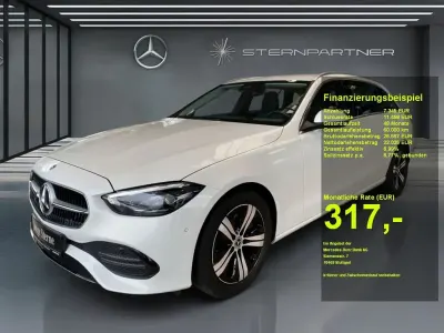 Brugt Mercedes C200 Avantgarde 204 HK (150 kW) 2021 Hvid Sedan