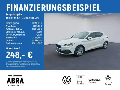 Gebraucht Seat Leon XCELLENCE 190 PS (139 kW) 2022 Weiß Limousine