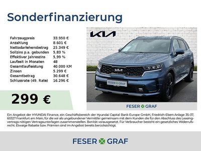 Mineral blue Gebraucht 2021 Kia Sorento Spirit SUV | 33.950 € (Guter Preis)