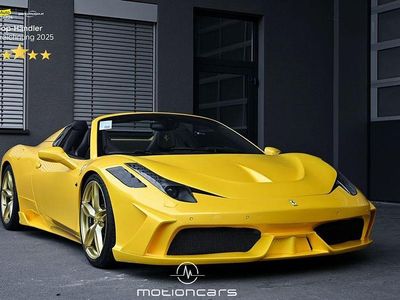 Gebraucht Ferrari 458 566 PS (416 kW) 2012 Gelb Cabrio