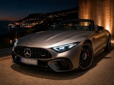 Gebraucht Mercedes SL55 AMG AMG 476 PS (350 kW) 2023 Grau Cabrio