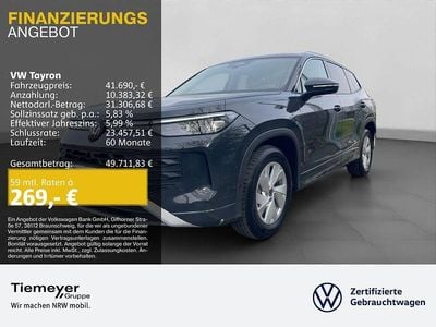 Neu VW Tayron Life 150 PS (110 kW) 2026 Grau SUV