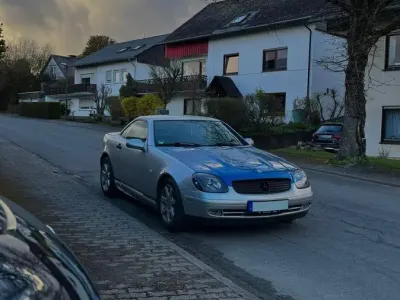Second-hand Mercedes SLK200 136 CP (100 kW) 1998 Argintiu Cabrio