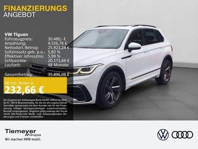 Gebraucht VW Tiguan R-line 150 PS (110 kW) 2023 Weiß SUV