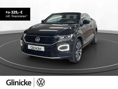 Gebraucht VW T-Roc Cabriolet Style 150 PS (110 kW) 2021 Schwarz Cabrio