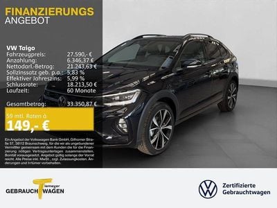 Neu VW Taigo R-line 116 PS (85 kW) 2026 Schwarz SUV