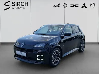 Neu Renault 5 E-Tech Iconic 110 kW (150 PS) 2025 Nachtblau, dach black pearlschwarz (blau) Limousine