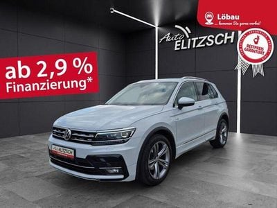 Gebraucht VW Tiguan R-line 150 PS (110 kW) 2018 White silver metallic SUV