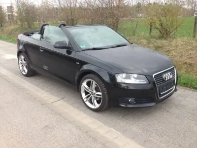 Gebraucht Audi A3 Cabriolet S-Line 102 PS (75 kW) 2009 Schwarz Cabrio