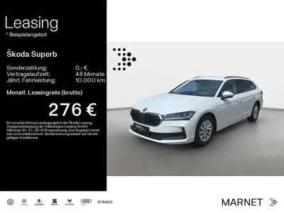 Gebraucht Skoda Superb Essence 150 PS (110 kW) 2025 Kristallweiß uni Kombi