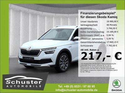 Gebraucht Skoda Kamiq ScoutLine 110 PS (80 kW) 2022 Weiss SUV
