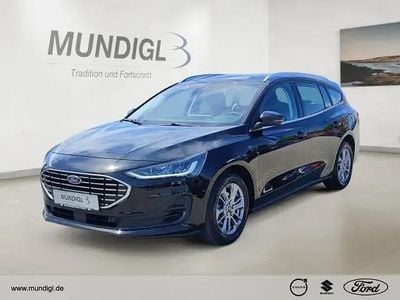 Gebraucht Ford Focus Titanium 120 PS (88 kW) 2022 Obsidianschwarz metallic (metallic) Kombi